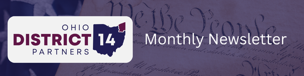 Ohio District 14 Partners Monthly Newsletter banner